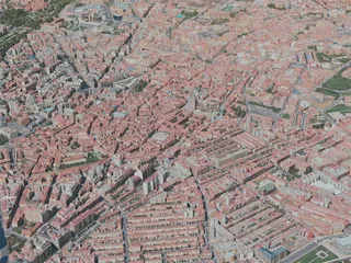 Leon City, Spain (2021) 3D Model preview