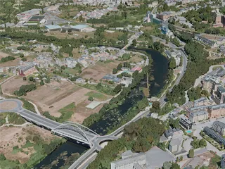 Lugo City, Spain (2021) 3D Model preview