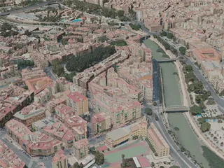 Murcia City, Spain (2021) 3D Model preview