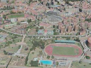Oviedo City, Spain (2021) 3D Model preview