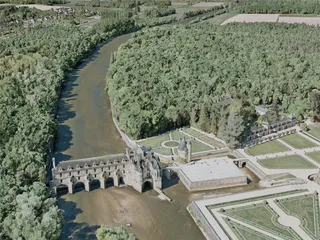 Chenonceaux City, France (2021) 3D Model preview
