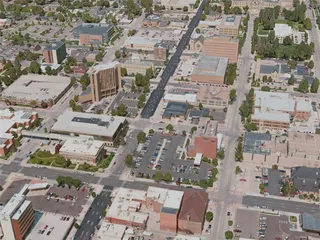 Cheyenne City, USA (2021) 3D Model preview