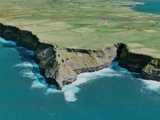 Cliffs of Moher, Ireland (2021) 3D Model preview
