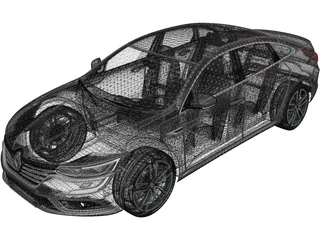 Renault Talisman (2016) 3D Model preview