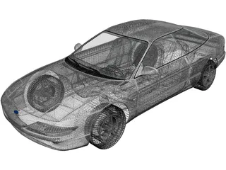 Ford Probe GT (1995) 3D Model preview