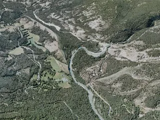 Gorges Du Verdon Canyon, France (2021) 3D Model preview