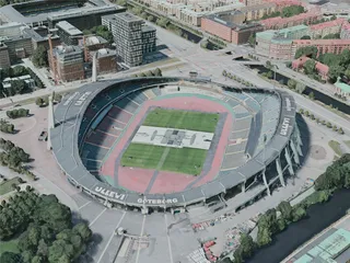 Gothenburg City, Sweden (2021) 3D Model preview