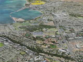Kahului City, USA (2021) 3D Model preview