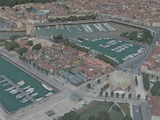 La Rochelle City, France (2021) 3D Model preview