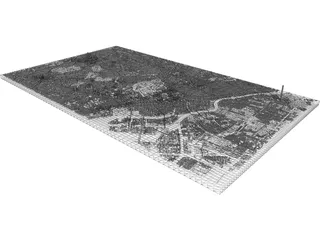 Tokyo City 3D Model preview