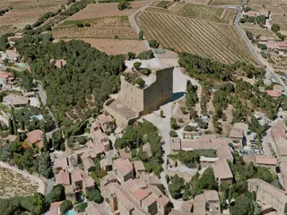 Chateauneuf du pape City, France (2021) 3D Model preview