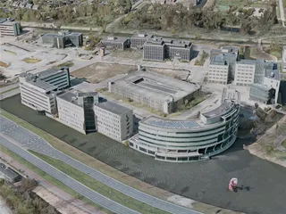 Hoofddorp City, Netherlands (2021) 3D Model preview