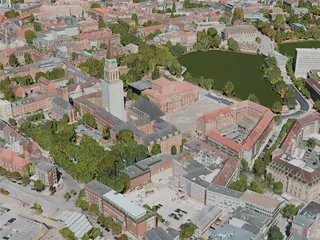 Kiel City, Germany (2021) 3D Model preview