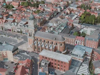 Lens City, France (2021) 3D Model preview
