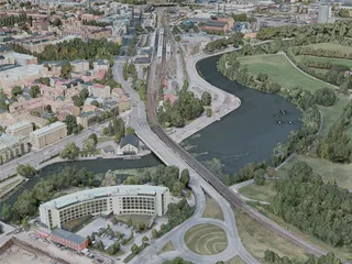 Linkoping City, Sweden (2021) 3D Model preview