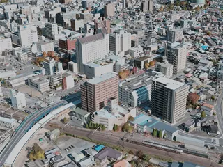 Matsumoto City, Japan (2021) 3D Model preview