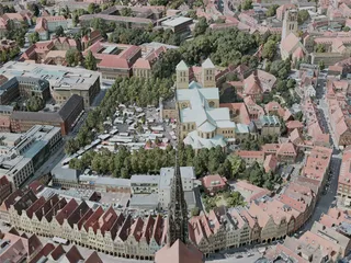 Munster City, Germany (2021) 3D Model preview