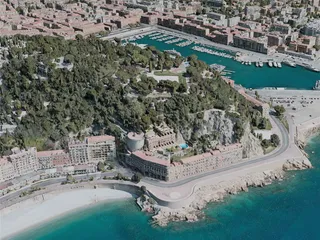 Nice City, France (2021) 3D Model preview