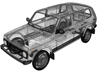 VAZ-2123 (2012) 3D Model preview