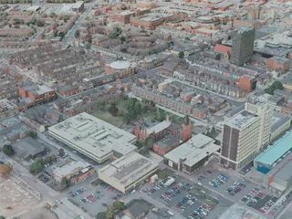 Middlesbrough City, UK (2021) 3D Model preview