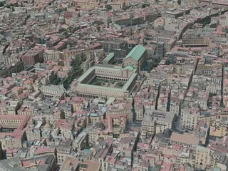 Naples City, Italy (2021) 3D Model preview