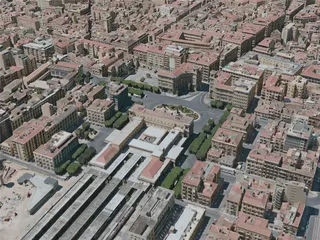 Palermo City, Italy (2021) 3D Model preview