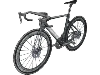 Road Bicycle 3D Model preview