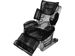 Massage Chair 3D Model preview