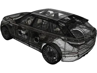 Range Rover Velar (2018) 3D Model preview