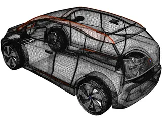 BMW i3 3D Model preview