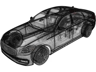 Kia K900 (2020) 3D Model preview