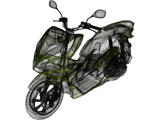 Honda PCX 150 3D Model preview
