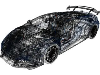 Lamborghini Huracan STO (2021) 3D Model preview