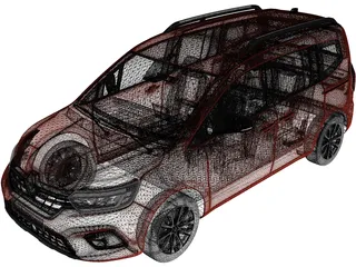 Renault Kangoo (2021) 3D Model preview