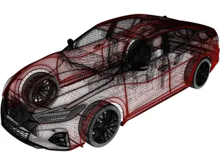 Nissan Maxima (2019) 3D Model preview