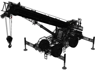 Manitiwoc GRT810 Crane 3D Model preview