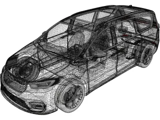 Chrysler Pacifica (2022) 3D Model preview