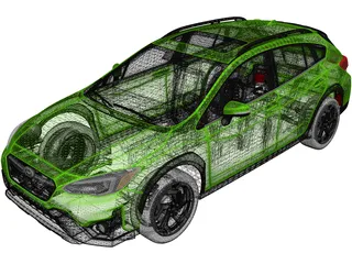 Subaru Crosstrek (2021) 3D Model preview