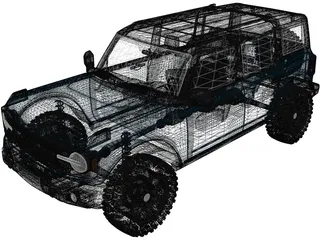 Ford Bronco (2021) 3D Model preview