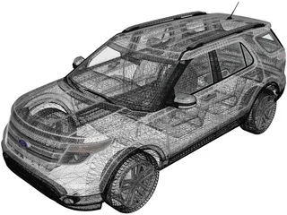 Ford Explorer (2011) 3D Model preview