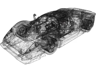 Ferrari P4/5 (2006) 3D Model preview