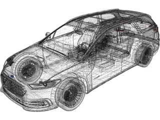 Ford Mondeo (2021) 3D Model preview