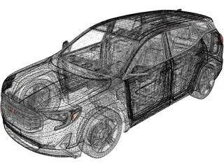 GMC Terrain (2020) 3D Model preview