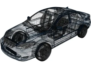 BYD F3 (2013) 3D Model preview
