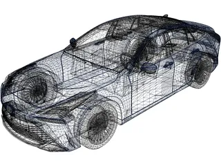 Toyota Mirai (2021) 3D Model preview