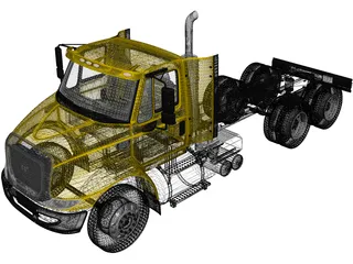 Caterpillar CT610 Chassis Truck (2011) 3D Model preview