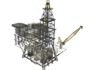 Tender Rig 3D Model preview