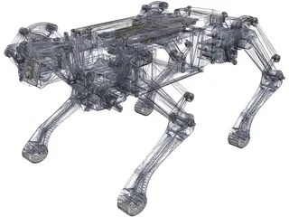 Quadruped 3D Model preview