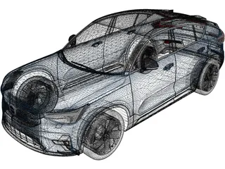 Volvo C40 (2022) 3D Model preview