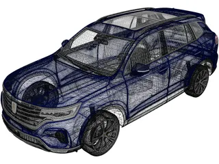 Roewe RX5 Max (2019) 3D Model preview